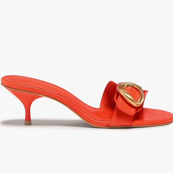 Shoes - Buckle Slide Heeled Sandals